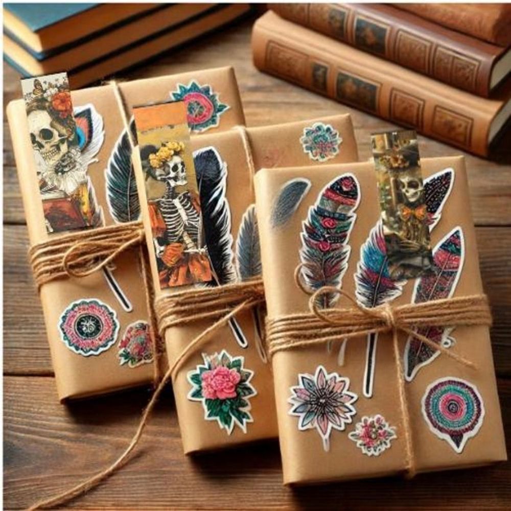 Vintage Blind date with a book.  Vintage books